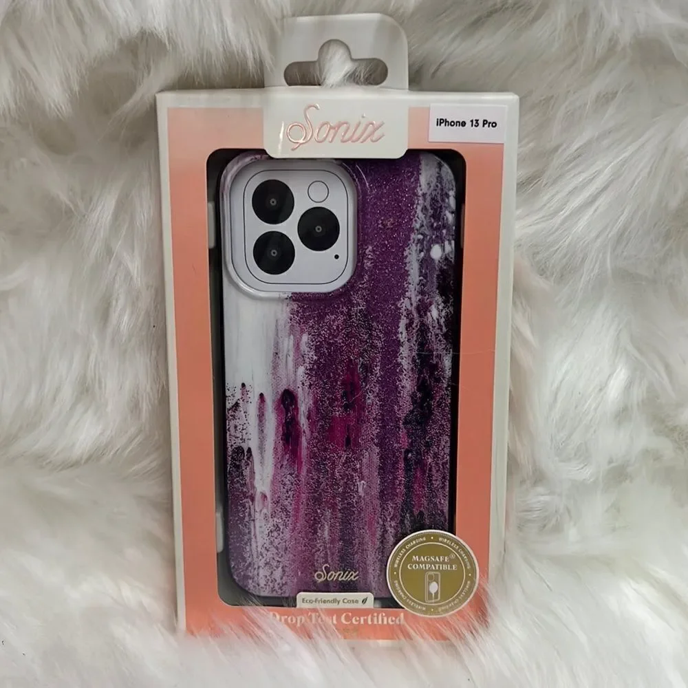 Sonix Case for iPhone 13 Pro Compatible w/ MagSafe 10ft Drop Tested‎ Purple D6